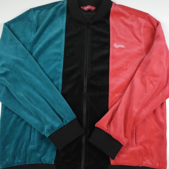 supreme velour jacket